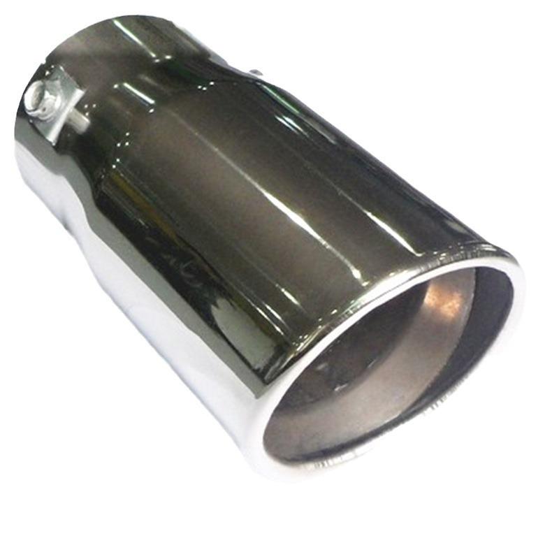 A6 Stainless Steel Slant Mouth Tailpipe Exhaust Decoration