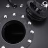 RASTP-High Quality Aluminum Universal 20L Oil Tank Mirror Polish Fuel Cell with Cap/Foam Inside with Sensor Fuel Tanks RS-OCC040