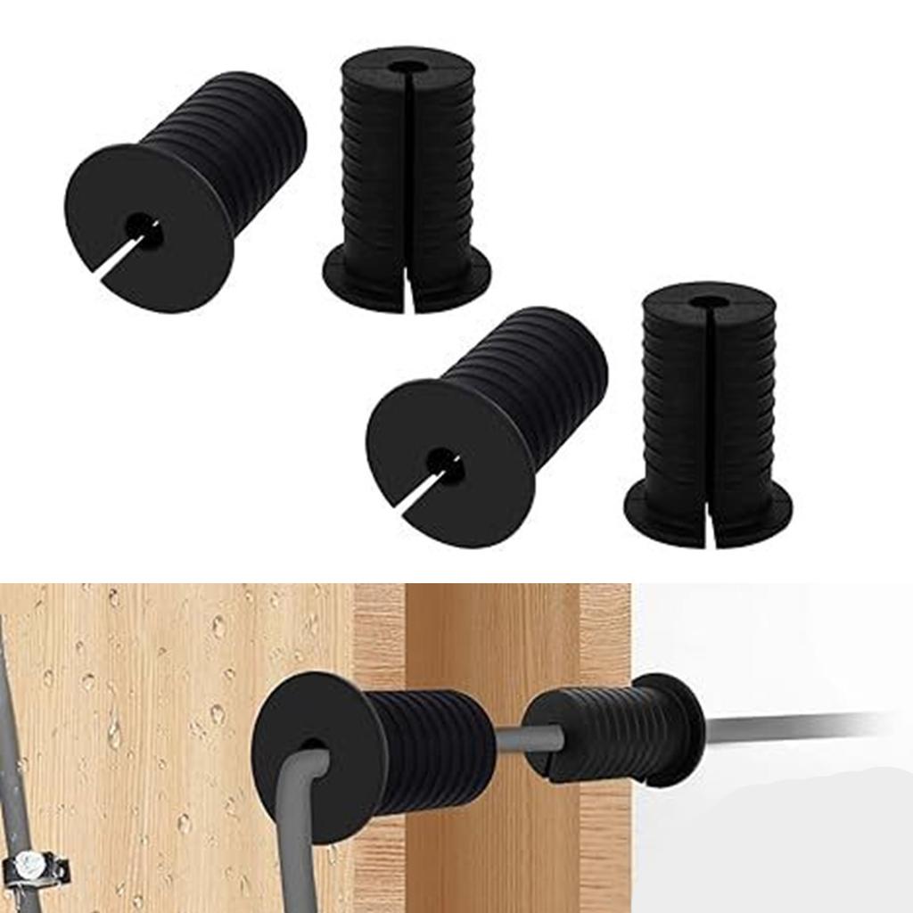 Starlinks Mounting Accessories Set of 4 With Sturdy Plastic Materials Grommets and Daily Use Items Drilling Bit