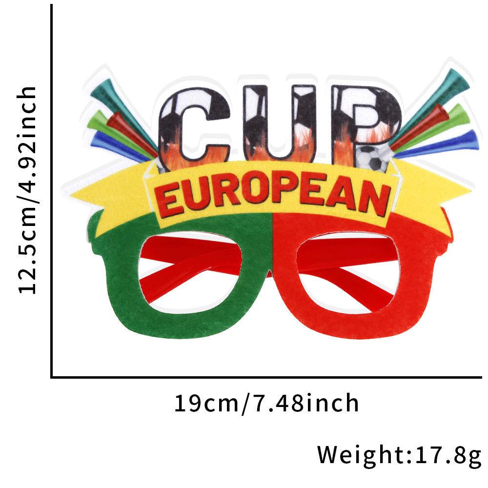 Football glasses, football league, bar clubs, party decorations, props, World Cup fan supplies