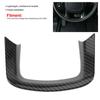 U-Shape Steering Wheel Lower Trim Carbon Fiber Style Fit for Land Rover Range Rover Sport/Evoque 2014- Car