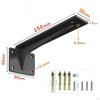 Shelf Bracket, 90 Degree Joint Metal Corner Fastener Heavy Duty Sturdy L Shaped Brackets
