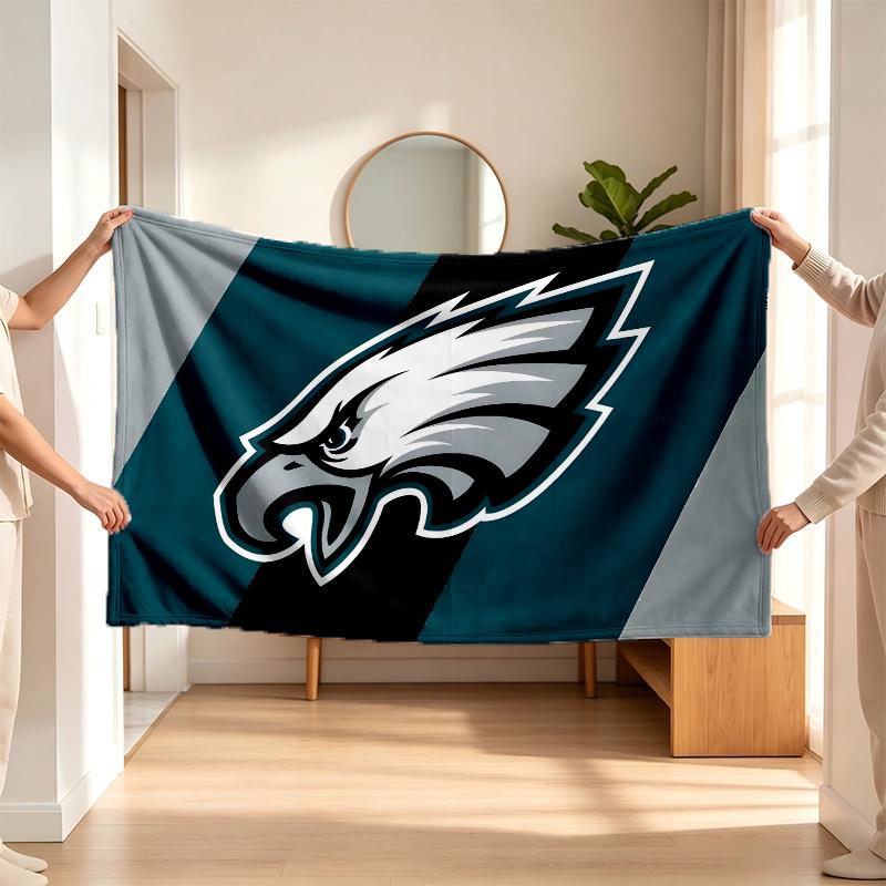 Philadelphia Eagles (6) Flanelinis pledas – švelnus akcentas miegamajam ir svetainei bei jaukia namų dovana