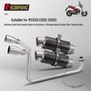 MSX125 Motorcycle Exhaust System: Full Exhaust Pipe & Muffler for 2012-2020 Models