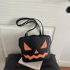 Halloween Pumpkin Bag Funny Ghost Crossbody Bag Women's Shoulder Bag