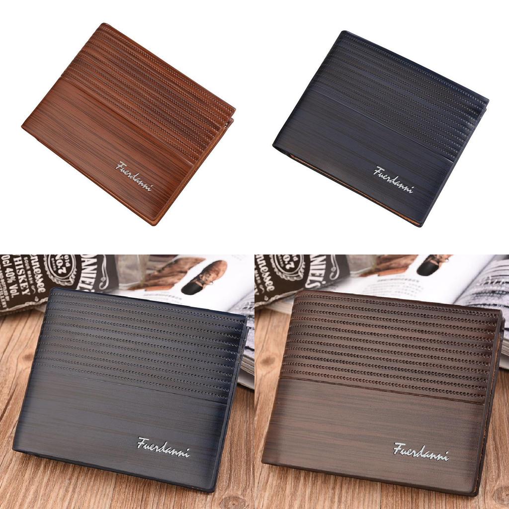 Stylish New Men's Wallet Slim Korean Design With Multiple Card Slots In Pu Leather
