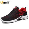 Men's Breathable Low Top Running Shoes Non-Slip Lace-Up Lightweight Casual Sneakers