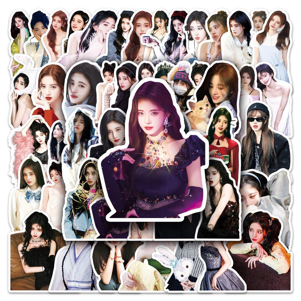 Ju Jingyi Graffiti Star Stickers: 50-Piece Set for Phone Cases and Suitcases