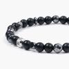6 Black Seahorse Mix 737 Daisy Pendant Chain 797 Bracelet Set (C2503-SE446_BK)