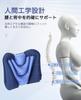 UULANFA Back Pain Relief Lumbar Comfortable for Airplane Night Air Foldable [2025 Model] Cushion, Pillow, Travel, Office, Bus, Shinkansen, Backrest,
