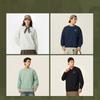 Li Ning Sports Lifestyle Series Back Letter Round Neck Breathable Versatile Loose Sweatshirt Unisex Sweatshirt AWDW341-1