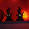 LED Skull Pumpkin Lantern: Halloween Night Light & Festive Decoration Candle Lamp
