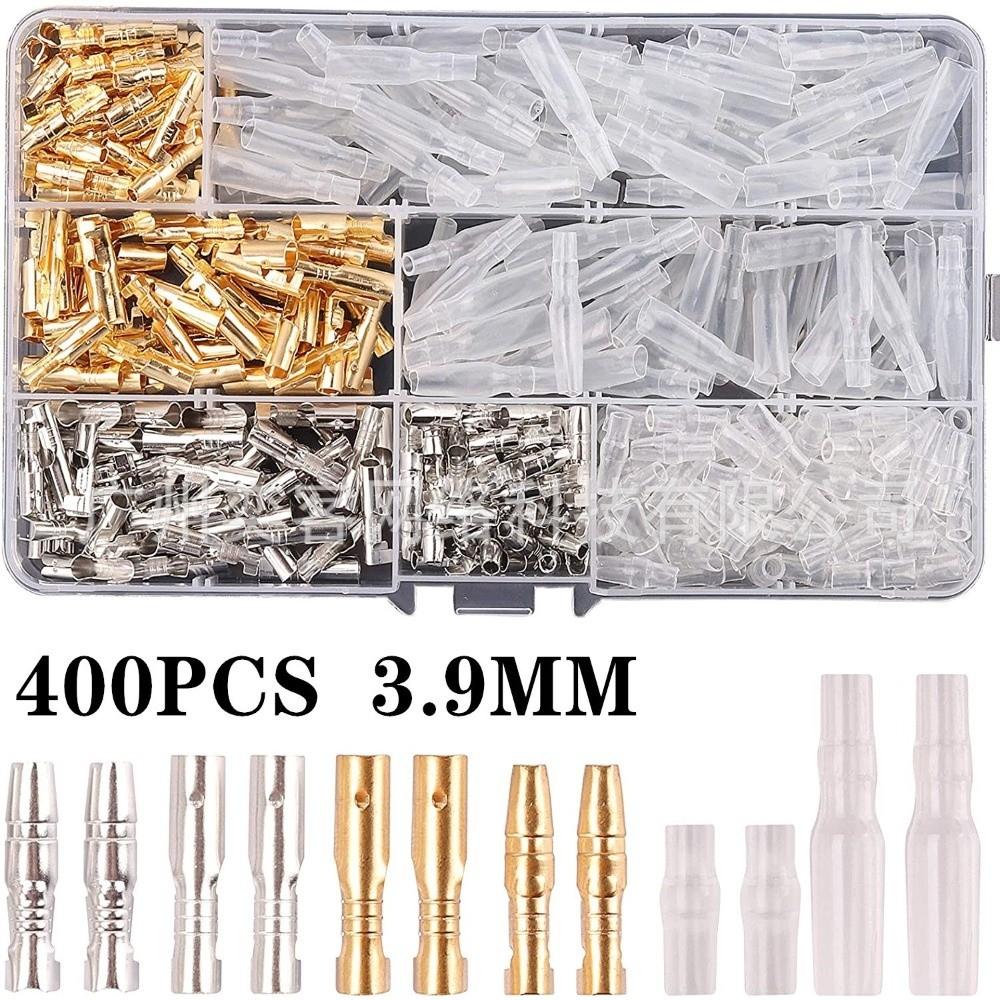 Tinplate Wire Terminal Bare Nose Lugs Copper Cold Pressure Terminal Set Binding Post Terminal Connector Crimp Terminals