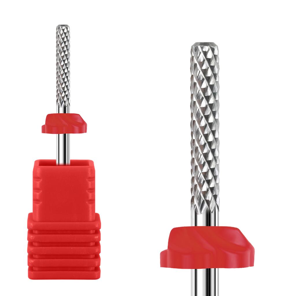 Professional Carbide Nail Drill Bits - 3/32" Tungsten Steel for Acrylic Gel & Natural Nails - Pedicure & Manicur Care Tools