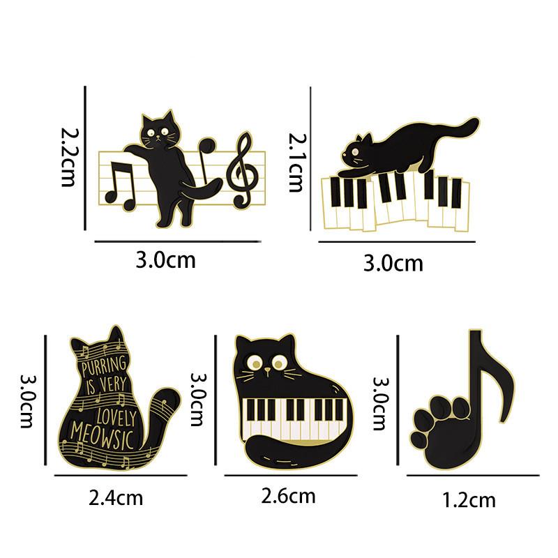 3-10Pcs Cartoon Brooch Set Christmas Frog Space Mushrooms Joker Black Cat Dog Enamel Pins Animal Lapel Badge Jewelry Wholesale