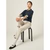 Binpolleidiseu Cotton Blend Long Sleeve Polo Shirt Navy (Bf5841C01R)