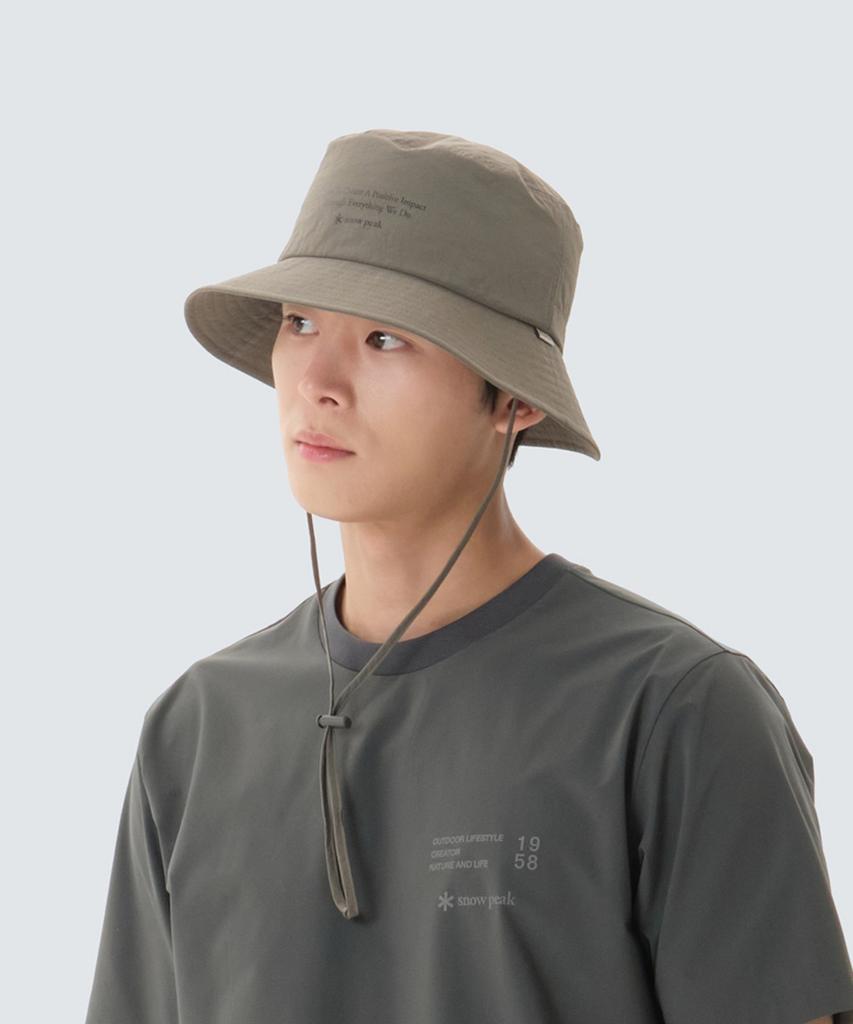 SNOWPEAK APPAREL Camp Hat (S26Zucha18) Dark Khaki
