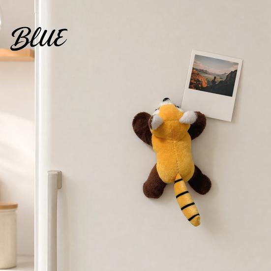Locker Decorative Magnet Plush Animal Fridge Decoration Stuffed Panda Magnetic Ornament