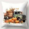 Autumn Truck & Pumpkins Pillowcasesuitable For Sofa Car Bedroom Decorative Cushion Cover Pillow Cover