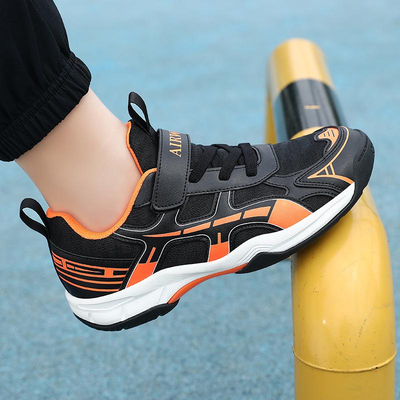 Fujian Shoe Factory Factory Store Children's Badminton Shoes New Lightweight Tennis Shoes Table Tennis Sneakers Foreign Trade