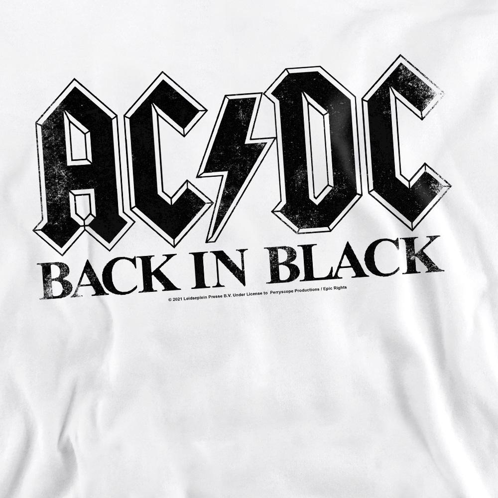 AC/DC Unisex Adult Back In Black Sweatshirt