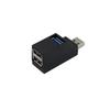 3-Port USB3.0 Power Strip Docking Station with Three-outlet Hub