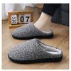 Kids Shoes Unisex Cozy Indoor Slippers Winter Warm Fleece-Lined Cotton Knit Slip-Ons With Non-Slip TPR Sole