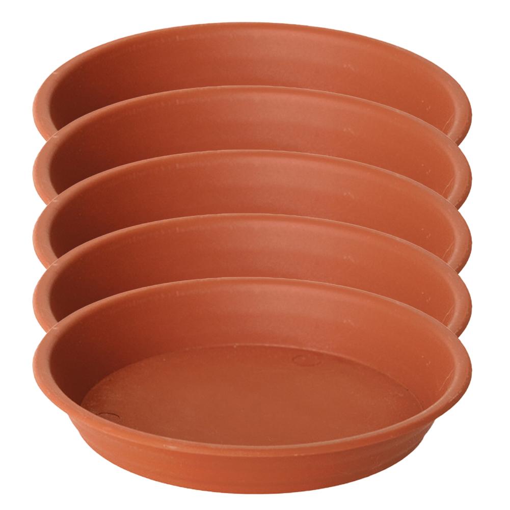 5PCS Plastic Plant Pot Saucer Drip Trays Saucers Indoor Outdoor Round Flower Pot Trays 28cm Flowerpot Trays Home Garden Supplies