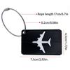 Aluminium Alloy Travel Luggage Tags Baggage Name Tags Suitcase Address Label Holder Metal Luggage Tag Travel Accessories