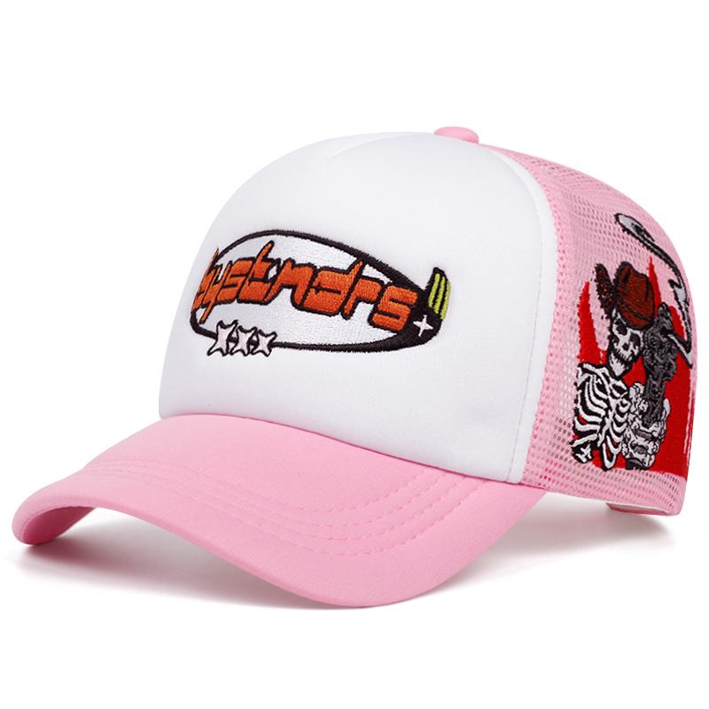 

Three Star Skeleton Shooter Embroidered Women S Outdoor Fashion Baseball Hat Cotton Mesh Hat Men S Hip Hop Hat Casual Hat