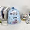 School Bag New Large-capacity Bag Labubu Cloth Cute Primary School Backpack Backpack School Bag