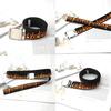 Fashionable Flame Pattern Metal Buckle Decoration Woven Canvas Belt For Men And Women Casual Style