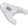Distributor Clamp Hold Down, Chrome Billet Aluminum Distributor Hold Down for SBC SB BB HEI Electronic