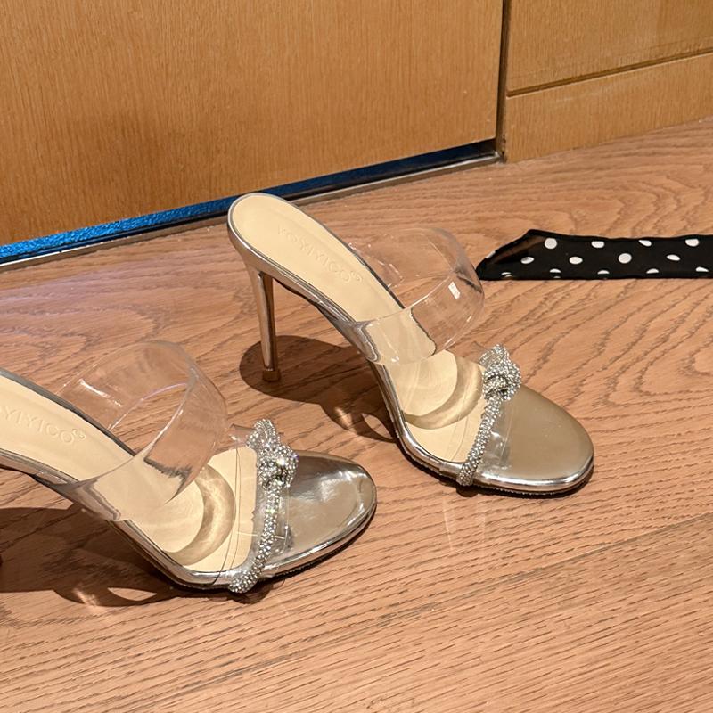 

Fashion The 2025 New Style Of Women S Flip-Flops And High Heels With Thin Heels And Rhinestones Are Extremely Beautiful 34