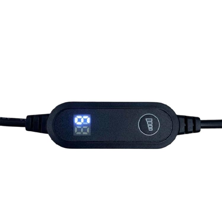 Portable USB C To 12V Car Socket Converter with Adjustable 5V 9V 12V Output Plastic Texture for Electronic Devices