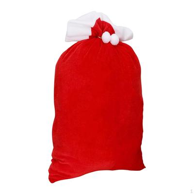 Christmas Drawstring Gift Bag Large Pouch Party Supplies Storage Xmas Sack for Wedding Travel Family