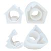 House Shape Candlestick Plasters Mold DIY Candle Holder Concrete Cement Silicone Molds Epoxy Resin Craft Mould Home Decors