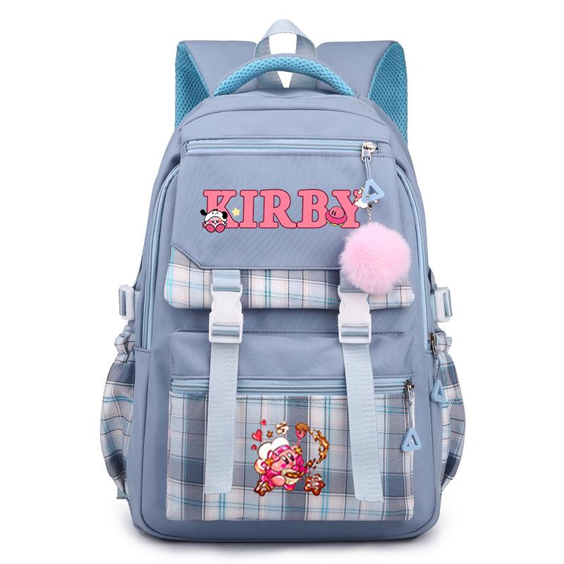 Super cute star card than high-value cartoon peripheral backpack for men and women, large-capacity weight reduction student schoolbag