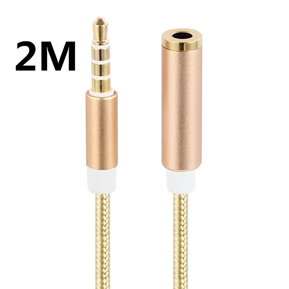 Aux Prodlužovací kabel 3,5mm Jack Stereo Sluchátka Mužský na Ženský Audio Kabel pro Počítač Telefon Zesilovač Reproduktor MP3 DVD TV Auto