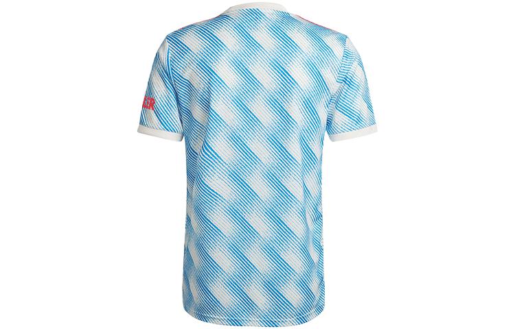 adidas Manchester United Fußballtrikot Herren Blau