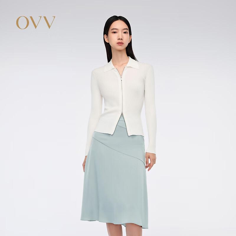 OVV Women s Lapel Collar Ribbed Knit Cardigan S фото