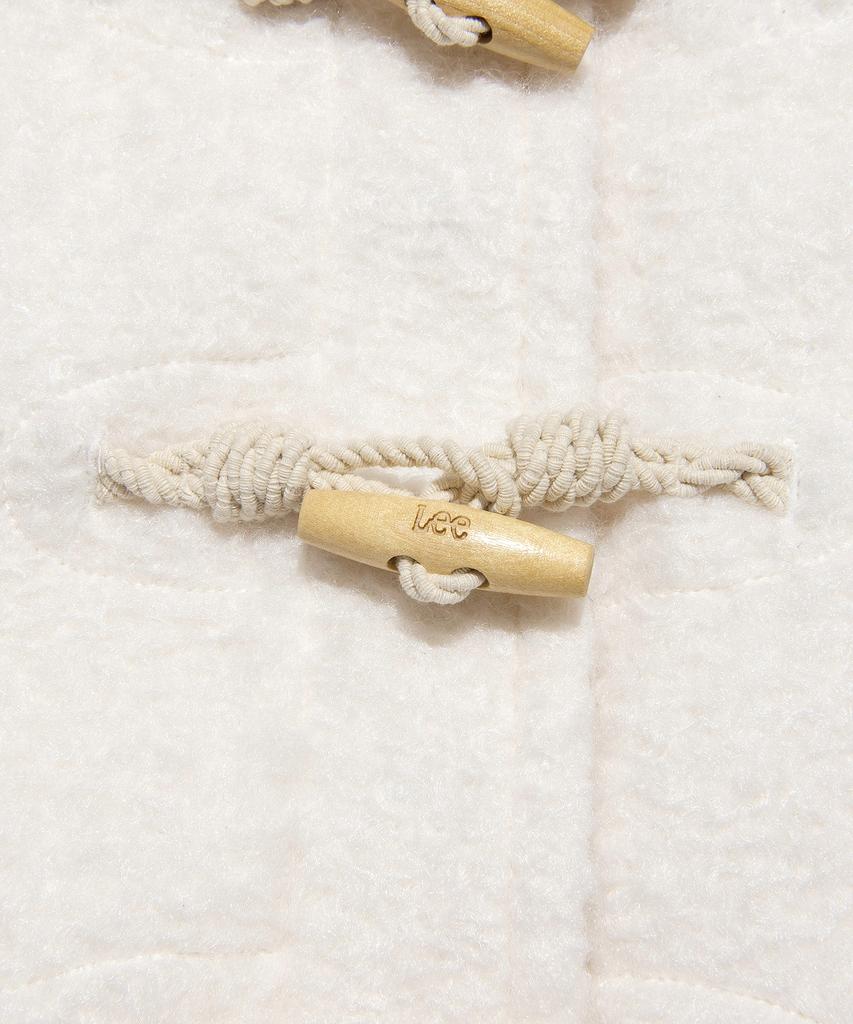 LEE Women'S Teddy Duffle Short Coat Ivory