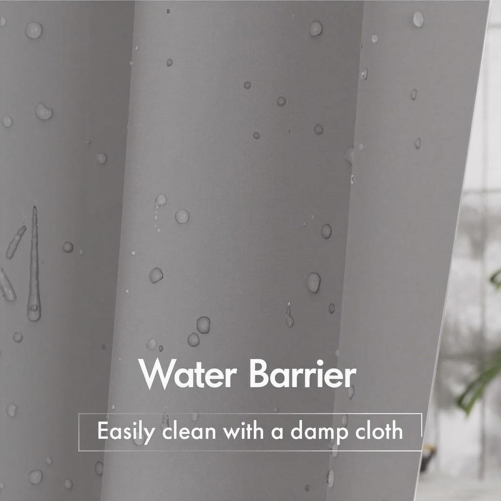 1Pc Waterproof Shower Curtain Liner With Magnets & Metal Grommets Mildew Resistance Bath Curtain For Bathroom Window Curtain