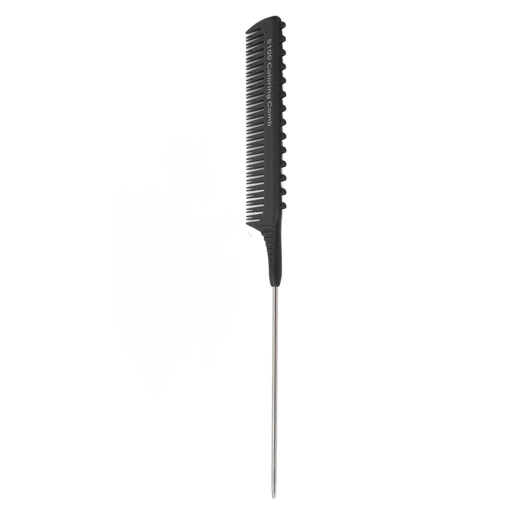 Highlighting Clip Comb Teasing Foiling Salon Straightening Hair Clip Styling Weaving Rat Tail Parting Combs for Unisex