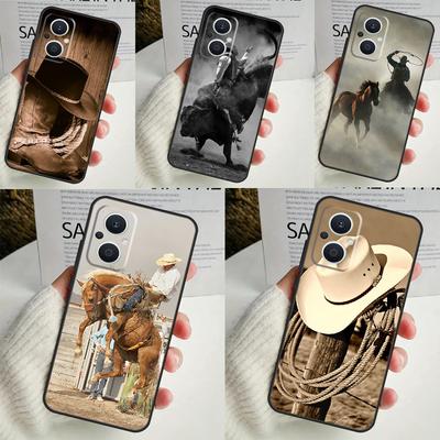 Extreme Sport Rodeo Cowboy Case For OPPO Reno 8 7 6 5 4 Lite 8T 5Z 4Z 10 11F OPPO Find X5 X6 Pro X2 Neo X3 Lite Cover