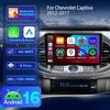 Autoradio Multimédia Android 16 Plug and Play Carplay Pour Chevrolet Captiva 1 2011-2016, Stéréo BT Vidéo