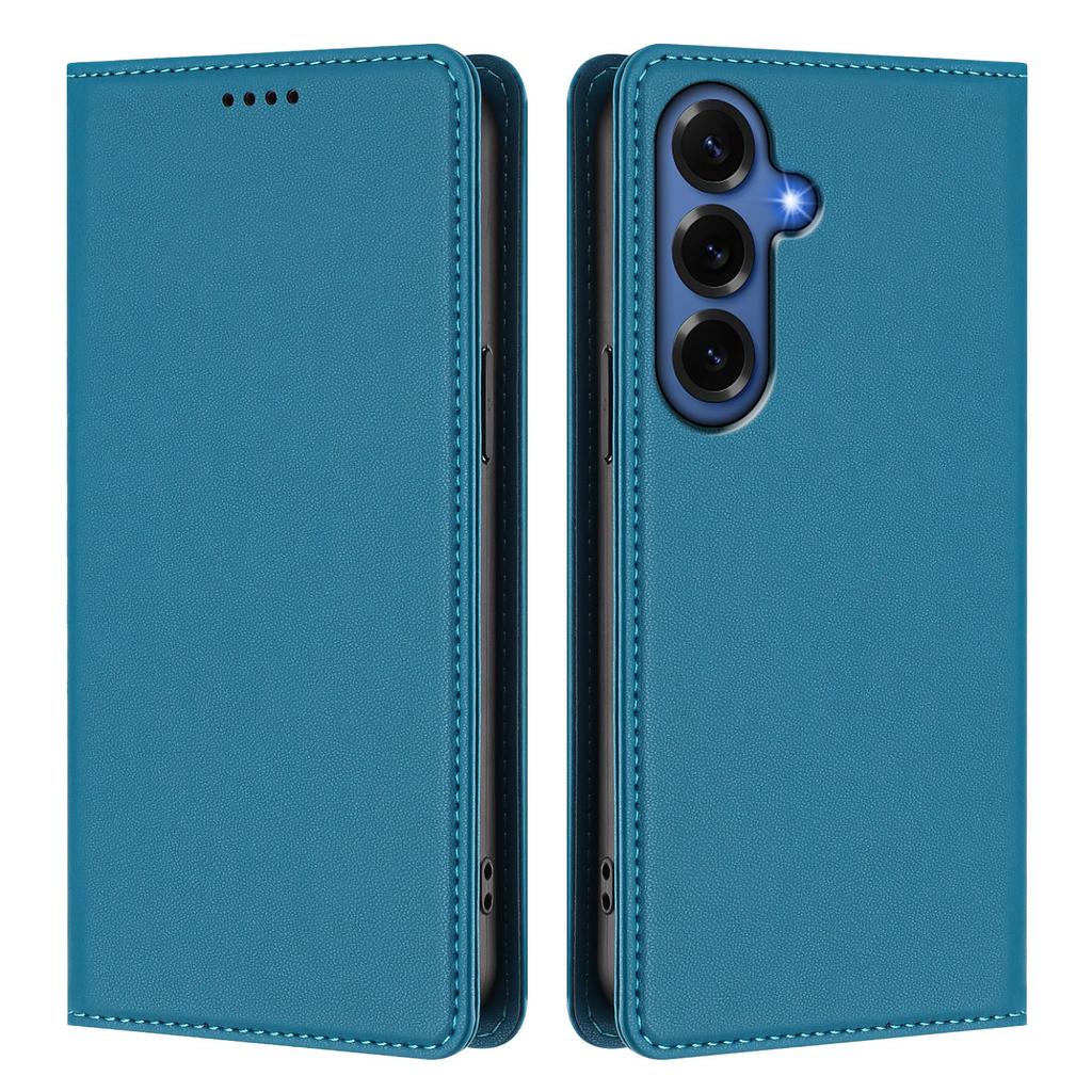 For Samsung Galaxy S26+ Leather Wallet Case Magnetic Closure RFID Blocking Phone Cover