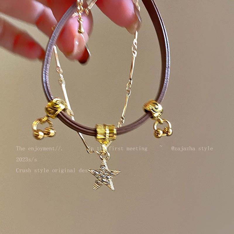 Богемный, Ретро Браслет с Бусинами, Женский Стиль, Натуральный Камень, Многослойный, Студенческий, Ручная Работа