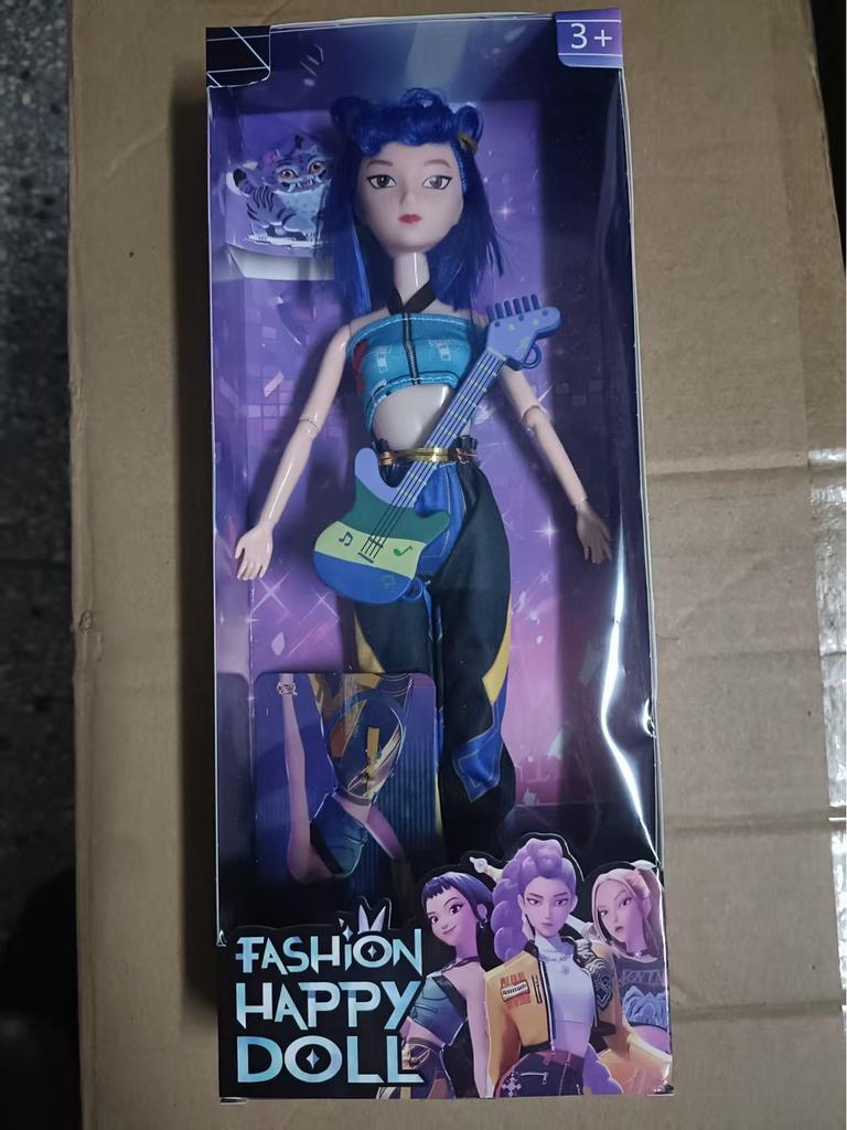 KPOP Demon Hunter Girl & Boy Group Animated Dolls with Theme Song & Colorful Lights