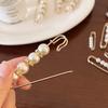 6/12PCS Random Mix Size Waistline Adjusting Pin Trousers Waist Fastener Pin Clip Fashion Artificial Pearl Decorative Buckles ZYF